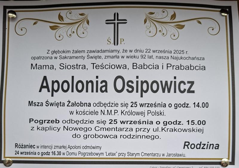 Apolonia  Osipowicz 