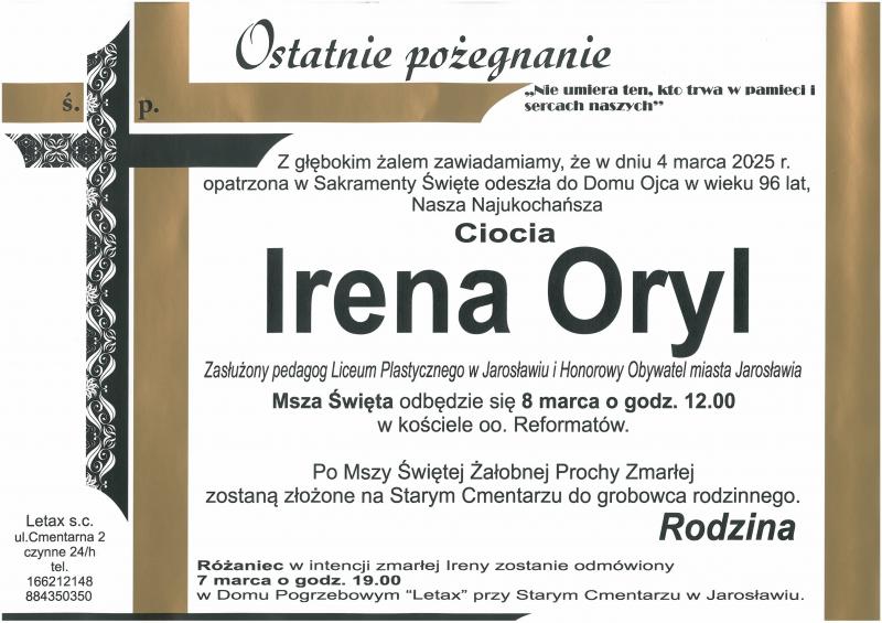 Irena  Oryl