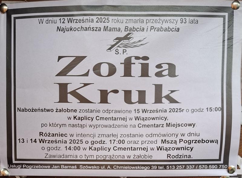 Zofia Kruk