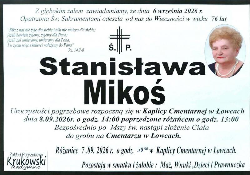 Stanisława  Mikoś