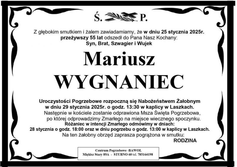 Mariusz  Wygnaniec