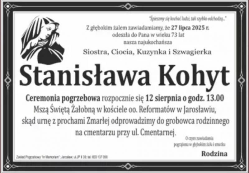 Stanisława Kohyt 