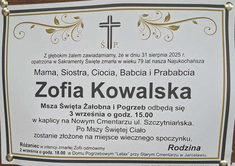 Zofia Kowalska