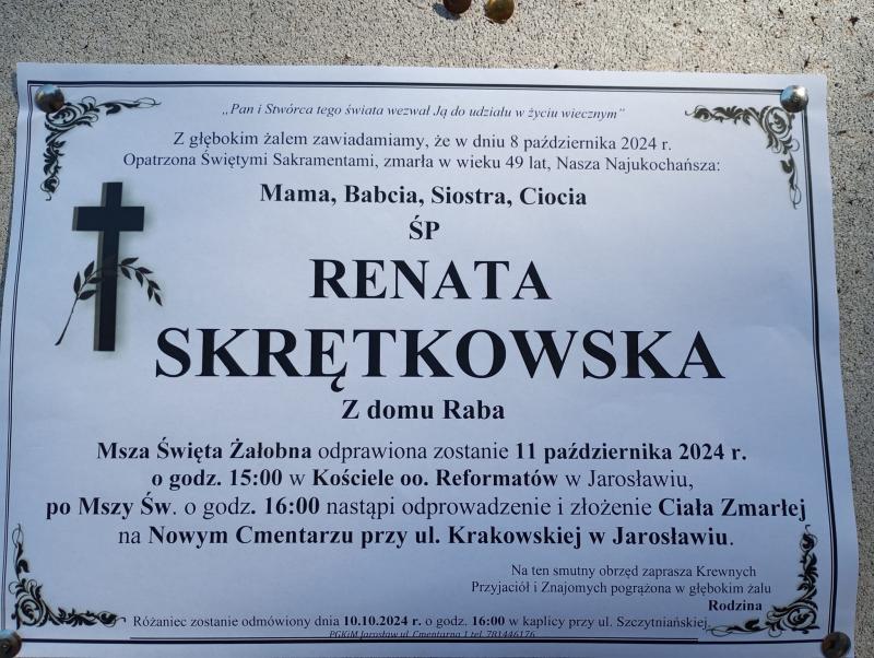 Renata  Skrętkowska z domu Raba