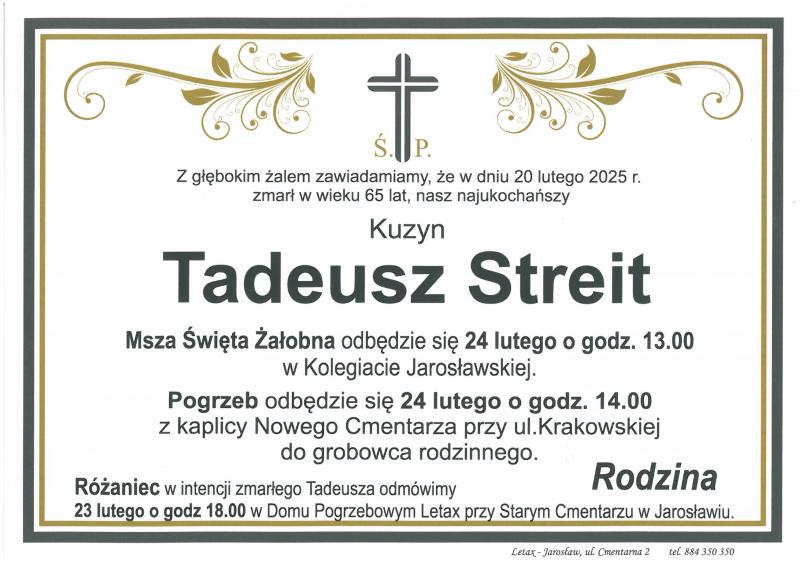 Tadeusz  Streit