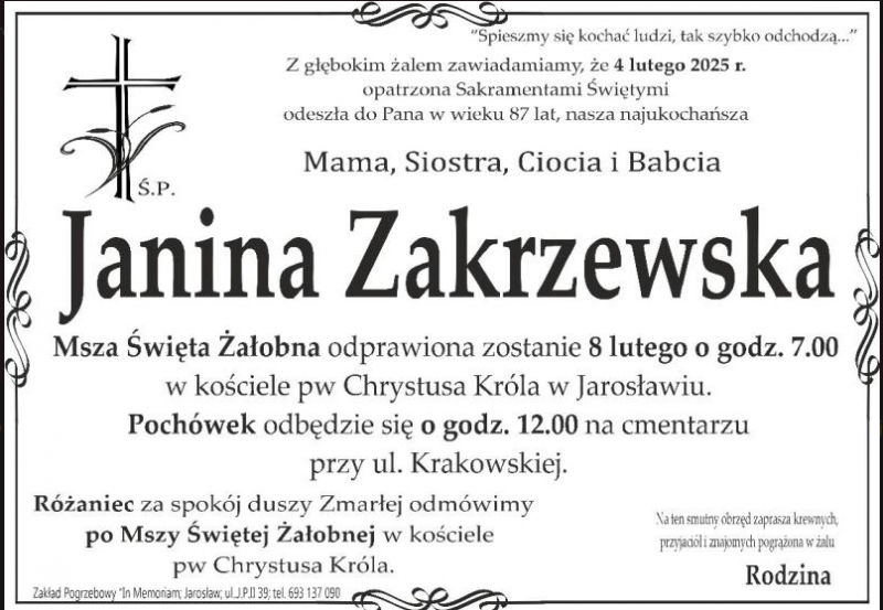 Janina  Zakrzewska
