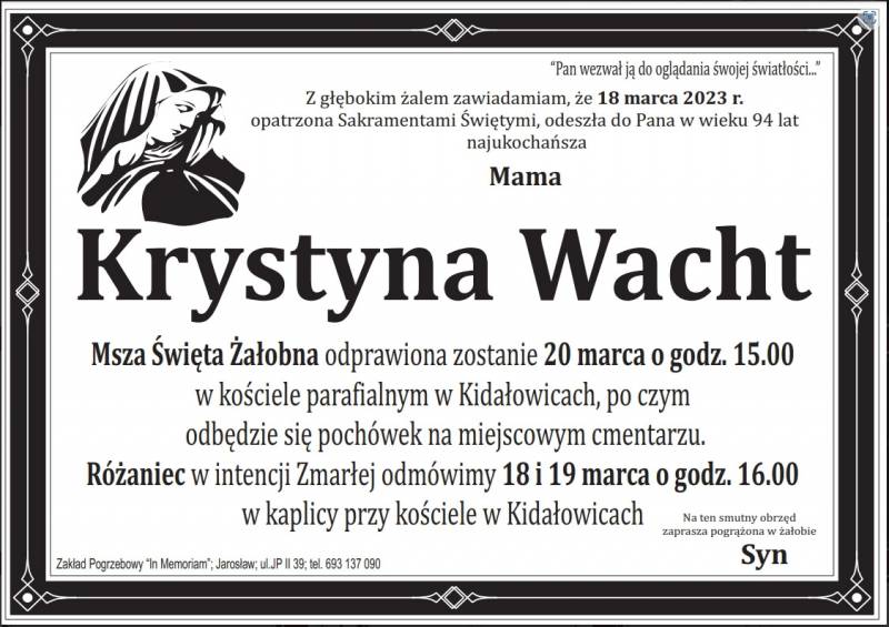Krystyna  Wacht