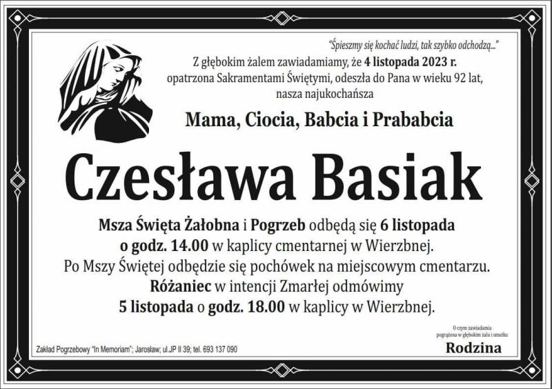 Czesława Basiak
