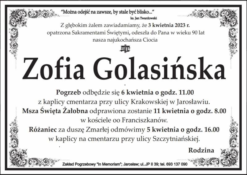 Zofia  Golasińska