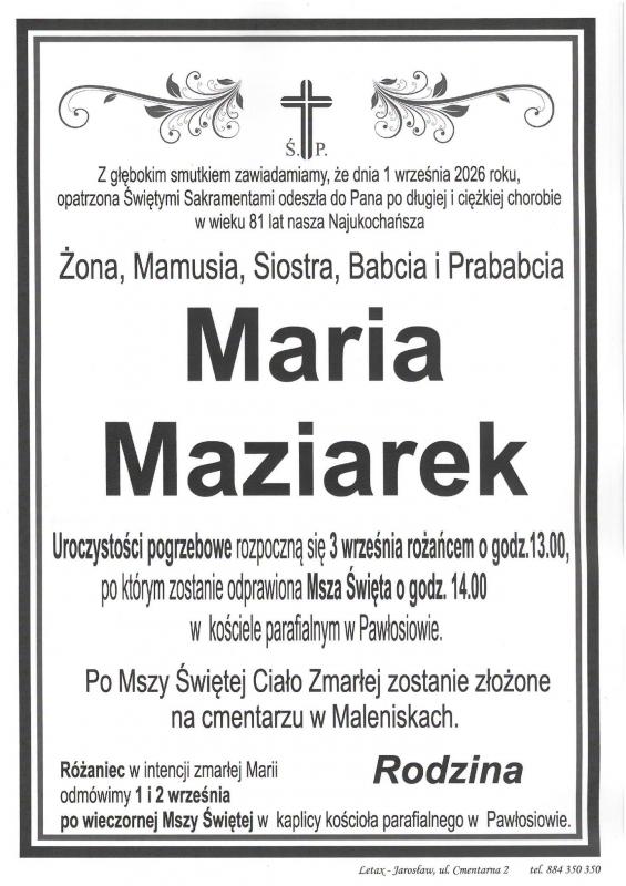 Maria  Maziarek