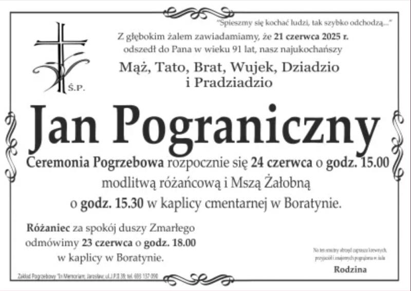 Jan Pograniczny