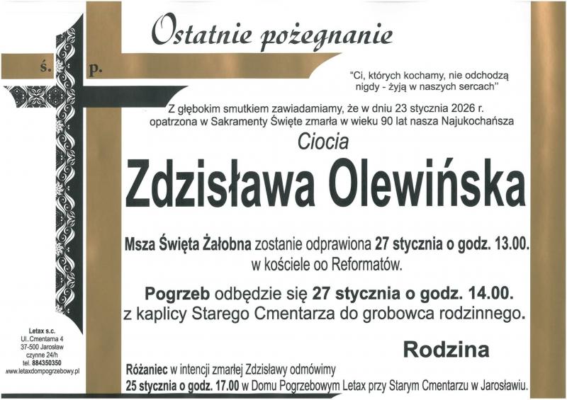 Zdzisława Olewińska 