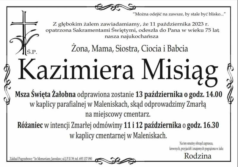 Kazimiera Misiąg