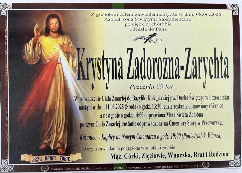 Krystyna  Zadorożna-Zarychta