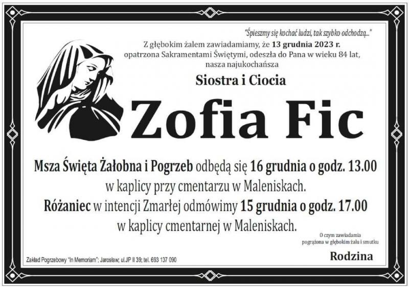 Zofia Fic