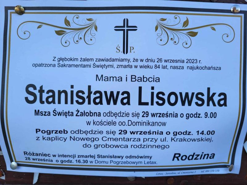 Stanisława Lisowska