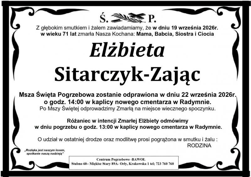 Elżbieta Sitarczyk-Zając
