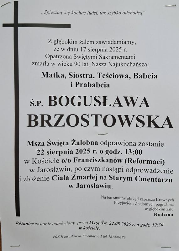 Bogusława Brzostowska