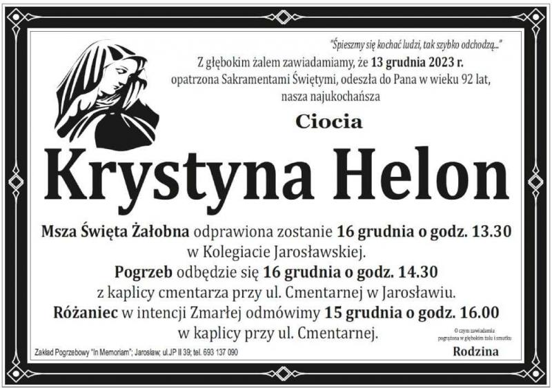 Krystyna  Helon