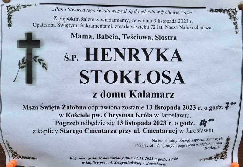 Henryka Stokłosa