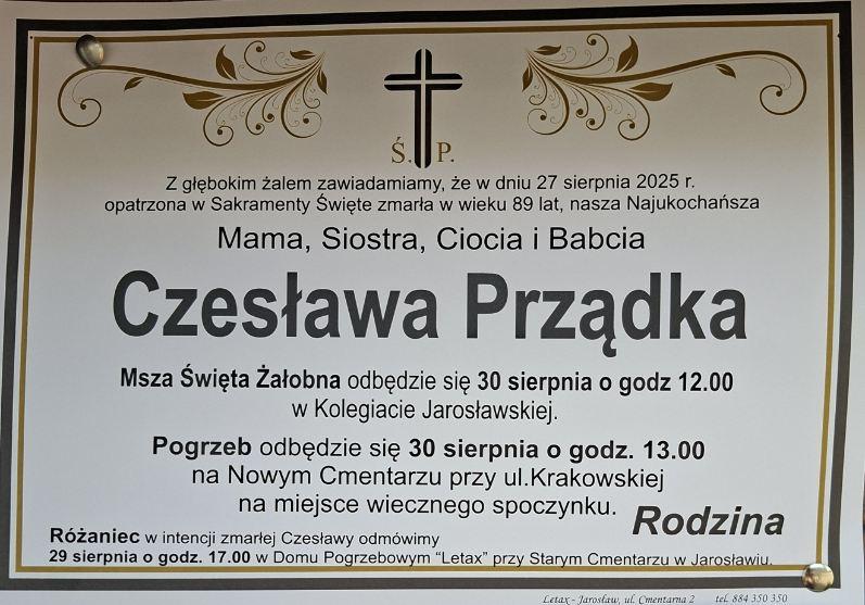 Czesława Prządka 