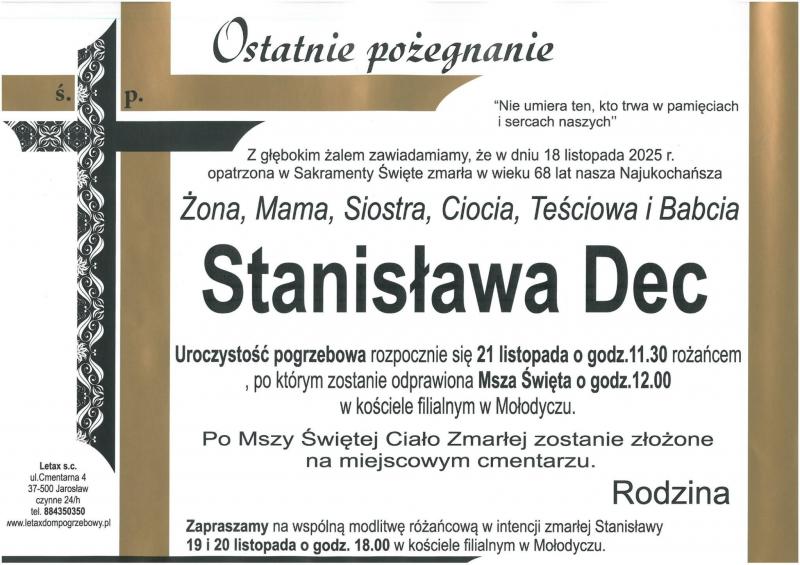 Stanisława Dec 