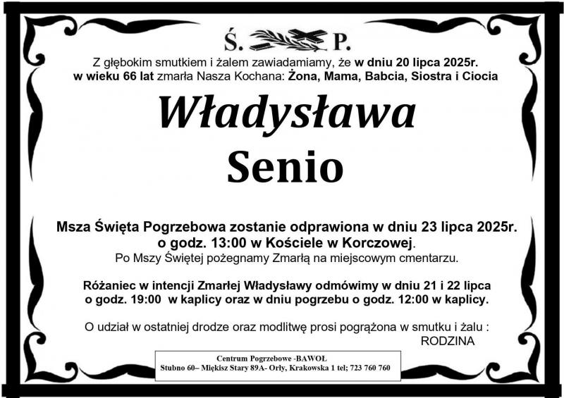 Władysława  Senio