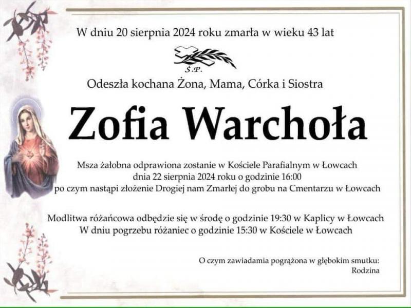 Zofia  Warchoła