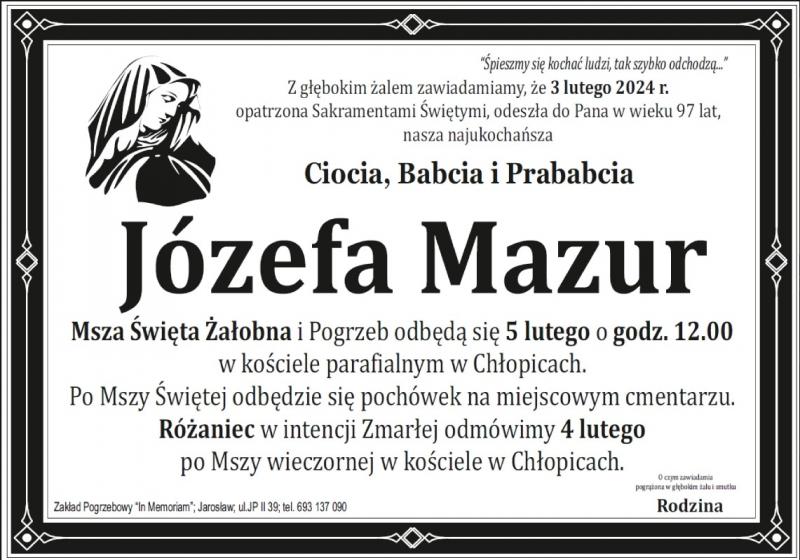 Józefa  Mazur