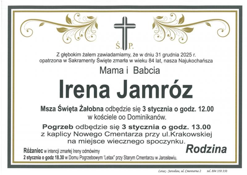 Irena  Jamróz