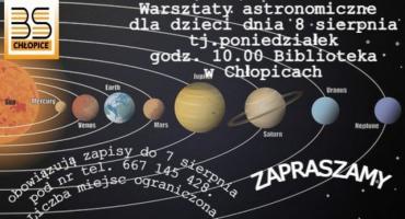 Warsztaty astronomiczne dla dzieci
