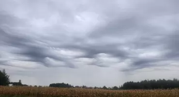 Asperitas, takie chmury dziś mogliśmy zobaczyć na niebie