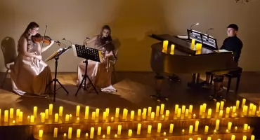 Muzyka filmowa w blasku świec. Niezwykły koncert Candlelight Trio (ZDJĘCIA, WIDEO) 