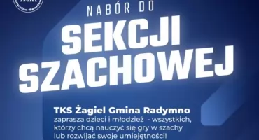 Trwa nabór do sekcji szachowej TKS Żagiel Gmina Radymno
