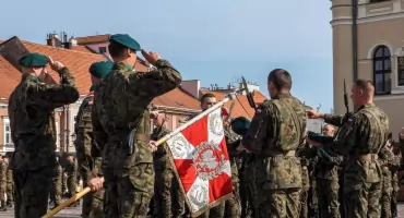 Żołnierze Dobrowolnej Zasadniczej Służby Wojskowej złożyli w Jarosławiu przysięgę 