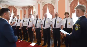 Strażnicy miejscy w Jarosławiu świętowali podwójnie 