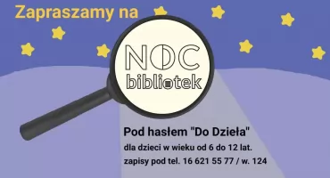 Noc Bibliotek pod hasem  