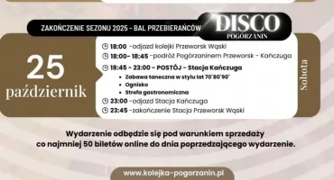 Zakończenie Sezonu z Pogórzaninem - Bal Przebierańców i Disco 