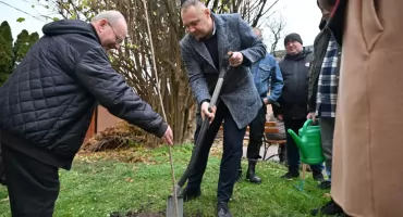Przy Domu Pomocy Społecznej w Jarosławiu posadzili rośliny miododajne (ZDJĘCIA) 