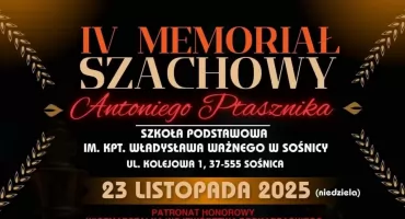 IV Memoriał Szachowy Antoniego Ptasznika 