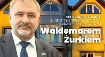 Spotkanie otwarte z ministrem sprawiedliwości Waldemarem Żurkiem