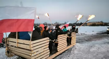 Akademia LKS Skołoszów zaprosiła dzieci i młodzież na kulig (ZDJĘCIA, WIDEO) 