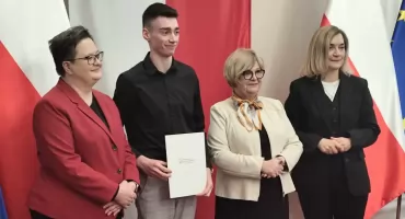 Jakub Mazurkiewicz i Adrian Gamracy z Jarosławia otrzymali stypendium Ministra Edukacji Narodowej