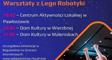 Warsztaty z Lego Robotyki w Gminie Pawłosiów 
