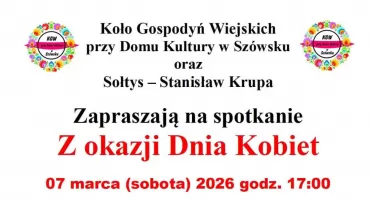 Spotkanie z okazji Dnia Kobiet w Szówsku 