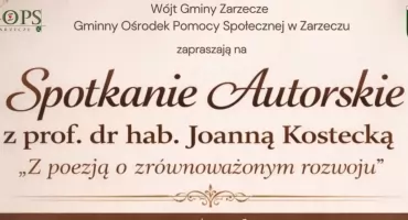 Spotkanie Autorskie z Joanną Kostecką w Zarzeczu 