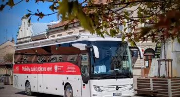 Kwietniowa akcja krwiodawcza na Rynku w Jarosławiu 