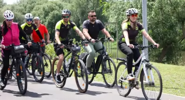 Rower, bieg i ekologia. W Dniu Patrona Jarosławia oficjalnie otwarto nową ścieżkę wzdłuż Sanu! (ZDJĘCIA) 