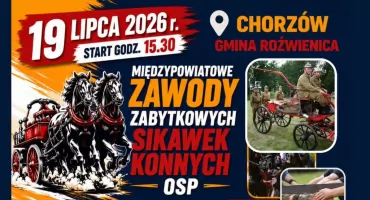 Międzypowiatowe Zawody Zabytkowych Sikawek Konnych OSP w Chorzowie 