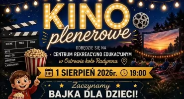 Kino Plenerowe przy Centrum Rozrywkowo-Edukacyjnym w Ostrowie w gminie Radymno